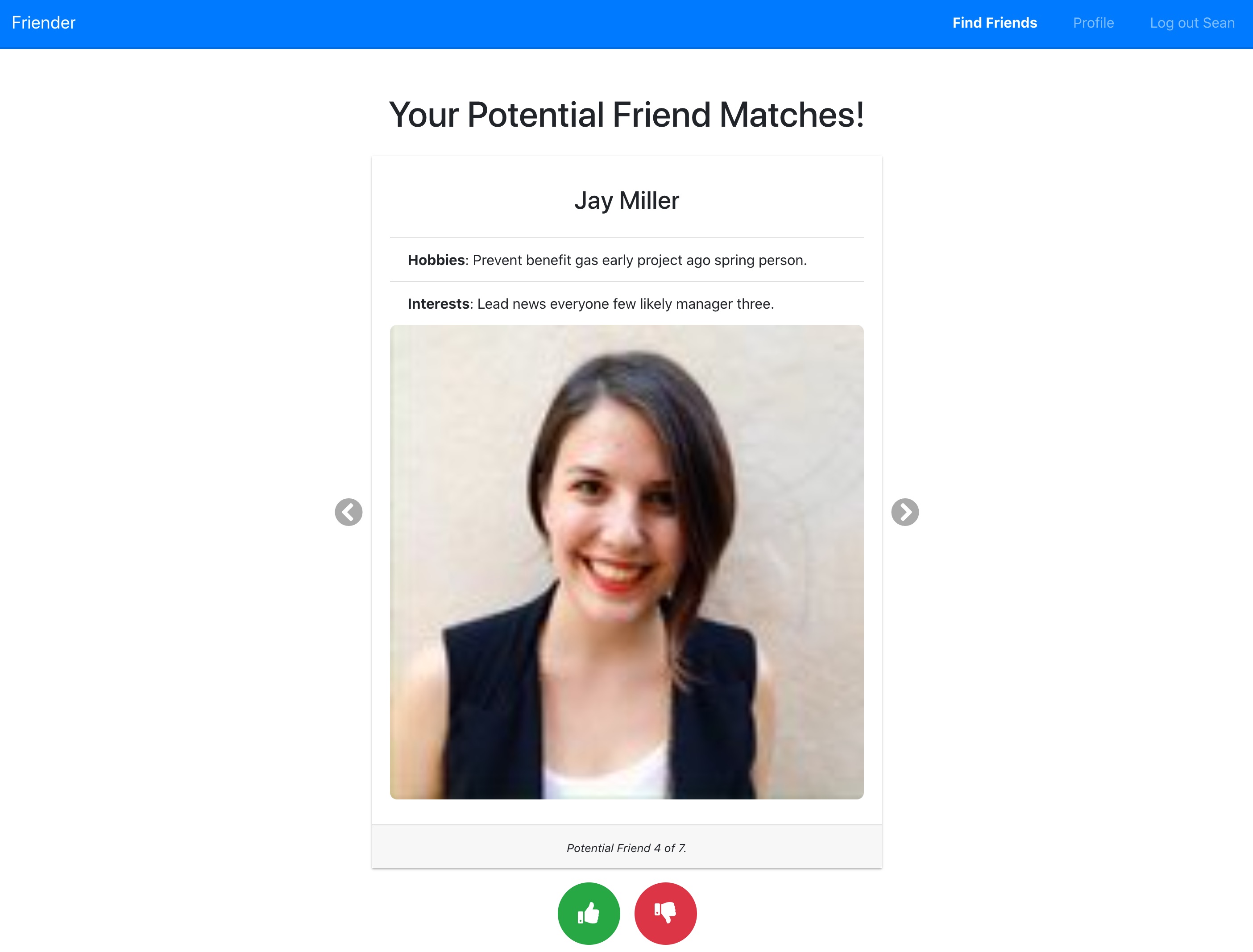 friender-potential-friend